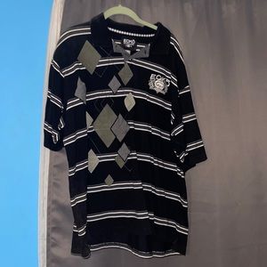 XXL Ecko UNLTD black/white/gray polo